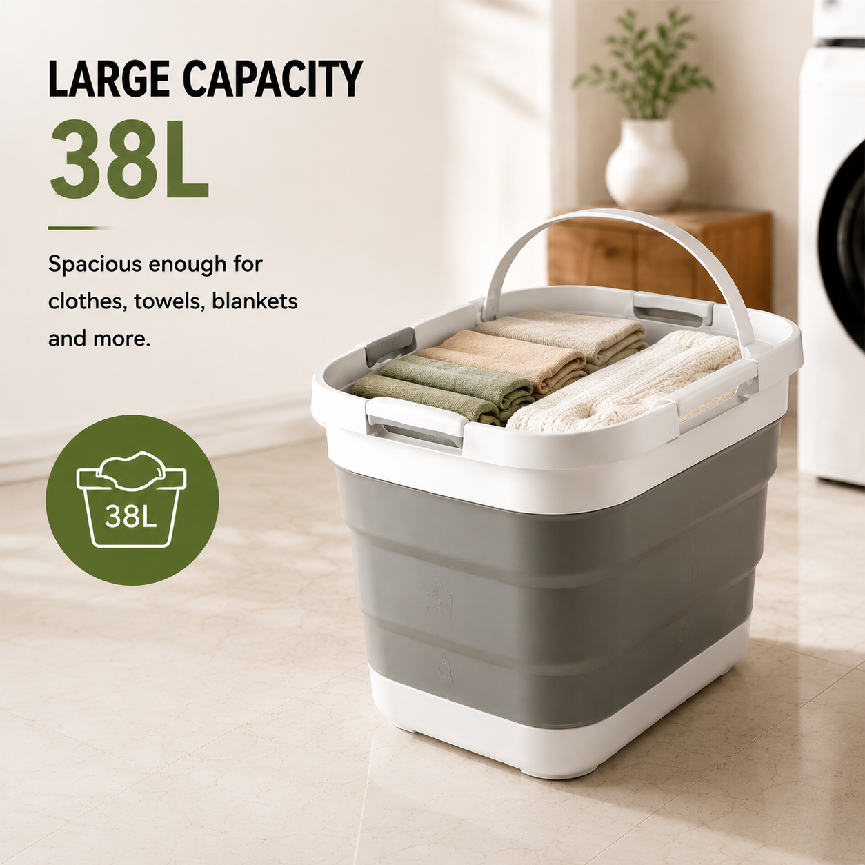 Fold. Store. Organize. A Space-Saving Basket Designed For Modern Living