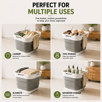 Fold. Store. Organize. A Space-Saving Basket Designed For Modern Living